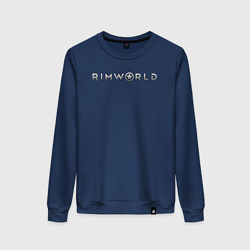 Женский свитшот RimWorld logo / Тёмно-синий – фото 1