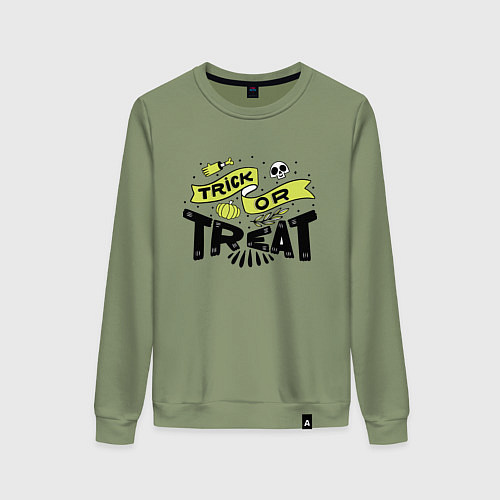 Женский свитшот Кошелёк или жизнь? / Авокадо – фото 1