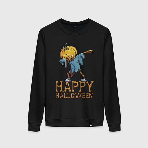 Женский свитшот Happy Halloween / Черный – фото 1