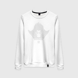 Свитшот хлопковый женский Invoker из Доты 2, цвет: белый