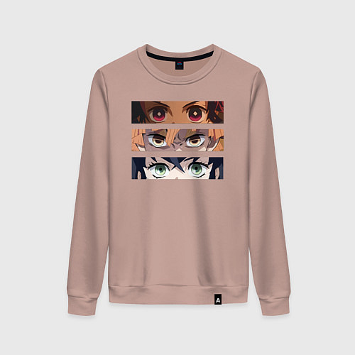Женский свитшот Великое трио / Пыльно-розовый – фото 1