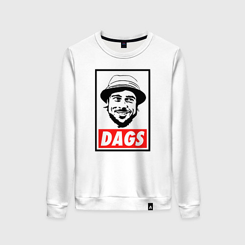 Женский свитшот Snatch: Dags / Белый – фото 1