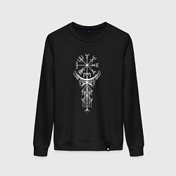 Женский свитшот Вегвизир Vegvisir Руна Z