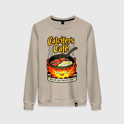 Женский свитшот Calcifer cook / Миндальный – фото 1