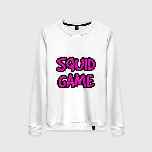 Женский свитшот Squid Game Pinker / Белый – фото 1