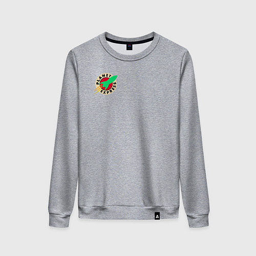 Женский свитшот Футурама - Межпланетный экспресс / Меланж – фото 1