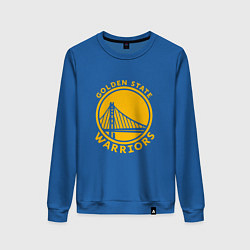 Свитшот хлопковый женский Golden state Warriors NBA, цвет: синий