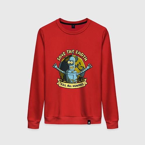 Женский свитшот Bendеr / Красный – фото 1