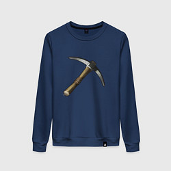 Свитшот хлопковый женский Кирка из Раста, цвет: тёмно-синий
