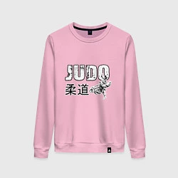 Свитшот хлопковый женский Style Judo, цвет: светло-розовый