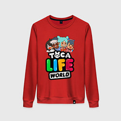 Женский свитшот TOCA LIFE WORLD ТОКА ЛАЙФ ВОРЛД ПЕРСОНАЖИ