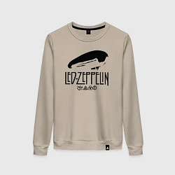 Женский свитшот Дирижабль Led Zeppelin с лого участников