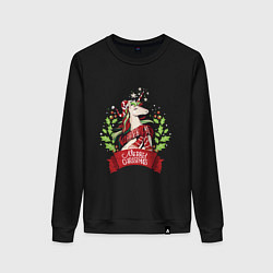 Женский свитшот Christmas Unicorn