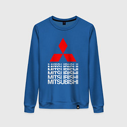 Женский свитшот MITSUBISHI МИЦУБИСИ МИТСУБИСИ МИЦУБИШИ LOGO STYLE