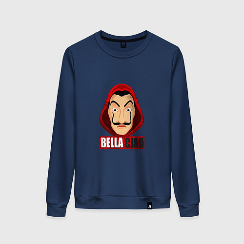 Женский свитшот Белла Чао / Тёмно-синий – фото 1