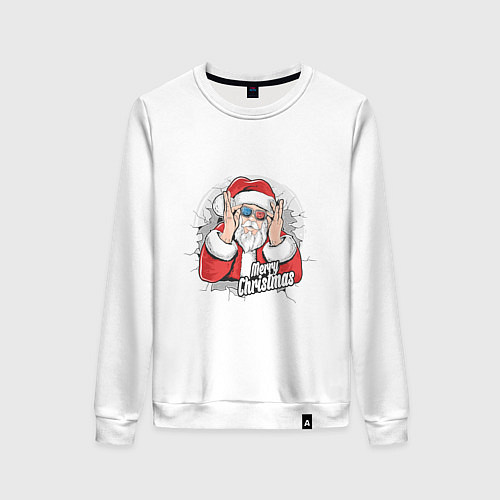 Женский свитшот Cool Santa / Белый – фото 1