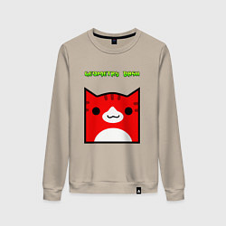 Женский свитшот Geometry Dash: Cat Skin