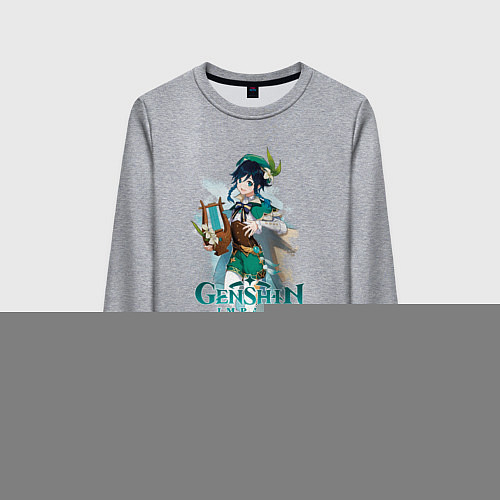 Женский свитшот Венти Venti Genshin Impact / Меланж – фото 1