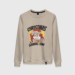 Женский свитшот Gaming Santa