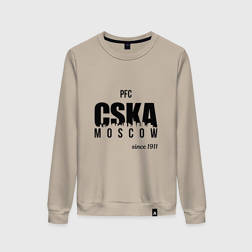 Женский свитшот CSKA since 1911 / Миндальный – фото 1