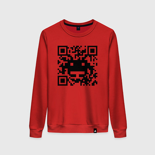 Женский свитшот QR-Monster / Красный – фото 1