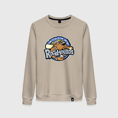 Женский свитшот Midland Rockhounds - baseball team / Миндальный – фото 1