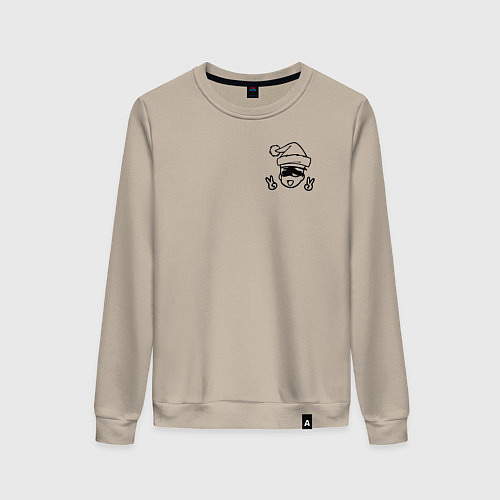 Женский свитшот МАГИЧЕСКАЯ БИТВА НОВЫЙ ГОД АНИМЕ / Миндальный – фото 1