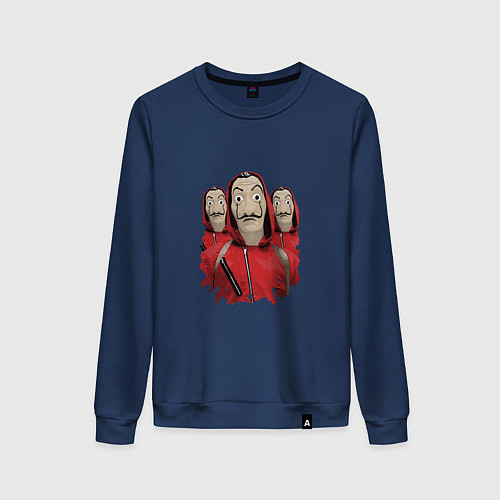 Женский свитшот Trio De Papel / Тёмно-синий – фото 1