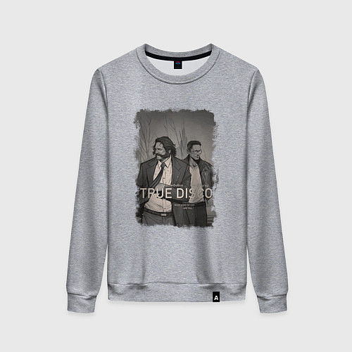 Женский свитшот Настоящее диско / Меланж – фото 1