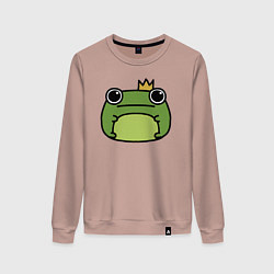 Женский свитшот Frog Lucky король