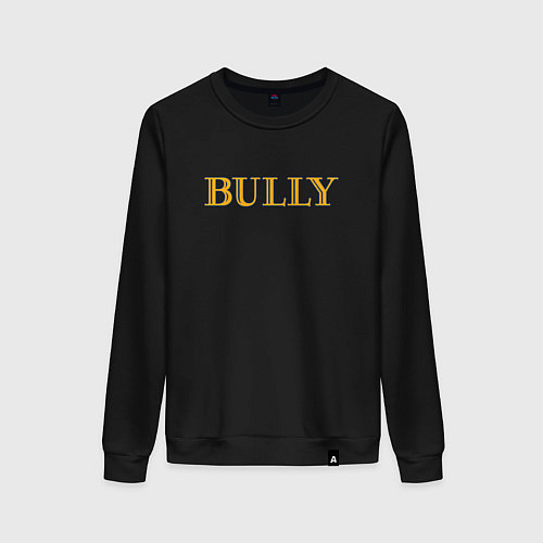 Женский свитшот Bully Big Logo / Черный – фото 1