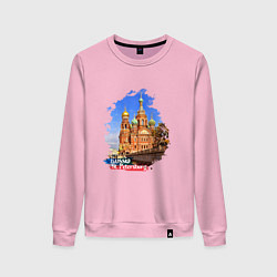 Женский свитшот Путешествие Санкт-Петербург Россия
