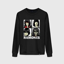 Женский свитшот Ramones, Рамонес Портреты