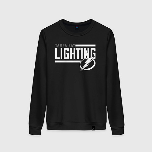 Женский свитшот TAMPA BAY LIGHTIN NHL ТАМПА БЭЙ НХЛ / Черный – фото 1