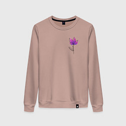 Женский свитшот Любовь в цветке