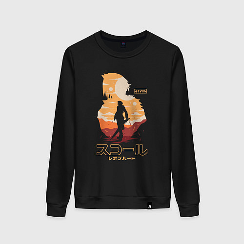 Женский свитшот Скволл Леонхарт / Черный – фото 1