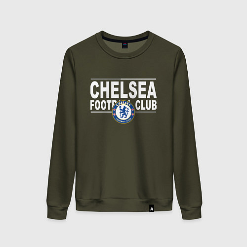 Женский свитшот Chelsea Football Club Челси / Хаки – фото 1