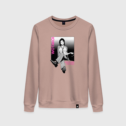 Женский свитшот Ханако Коянаги / Пыльно-розовый – фото 1