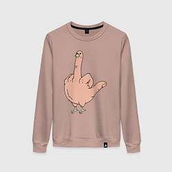 Женский свитшот Fuck you chicken