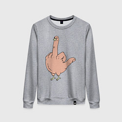 Женский свитшот Fuck you chicken