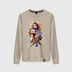 Женский свитшот Horizon Forbidden West Aloy