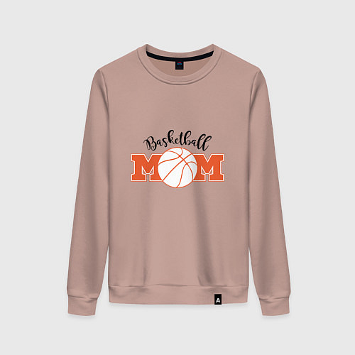 Женский свитшот Basketball Mom / Пыльно-розовый – фото 1