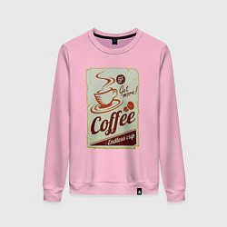 Женский свитшот Coffee Cup Retro