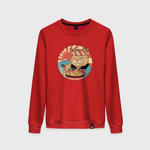Женский свитшот Catana Ramen / Красный – фото 1