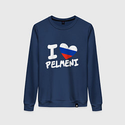 Женский свитшот Люблю пельмени