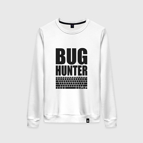 Женский свитшот Bug Хантер / Белый – фото 1