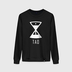 Свитшот хлопковый женский Exo TAD, цвет: черный