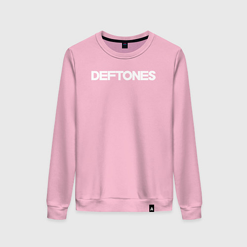 Женский свитшот Deftones hard rock / Светло-розовый – фото 1