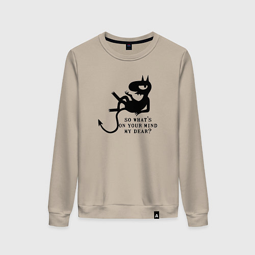 Женский свитшот Disenchantment matt groening / Миндальный – фото 1