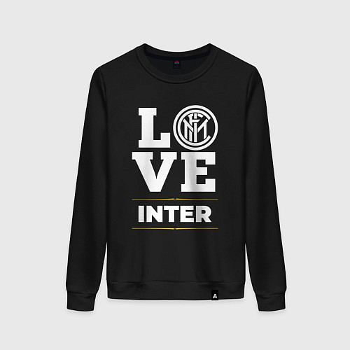 Женский свитшот Inter Love Classic / Черный – фото 1